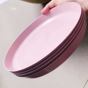 Pink Eco Friendly Plates/Tableware