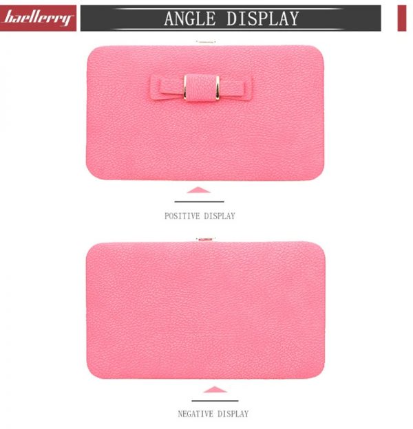 Pink Leather Phone/Cards Wallet - Image 2