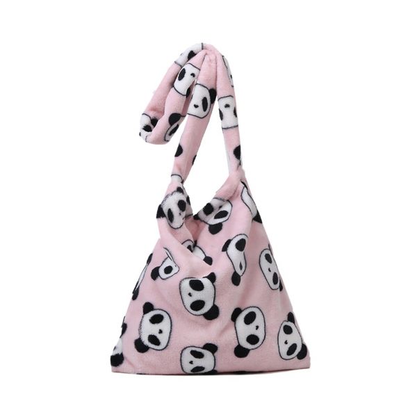 Pink Panda Crossbody Bag