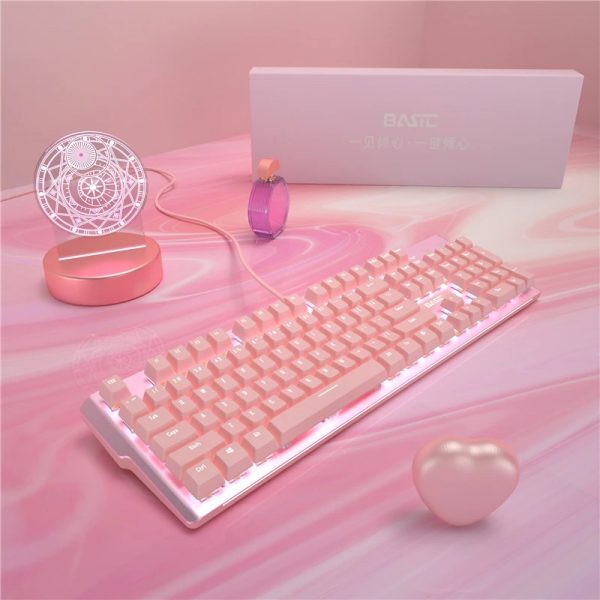 Pink Gaming Light Up Keyboard - Image 11