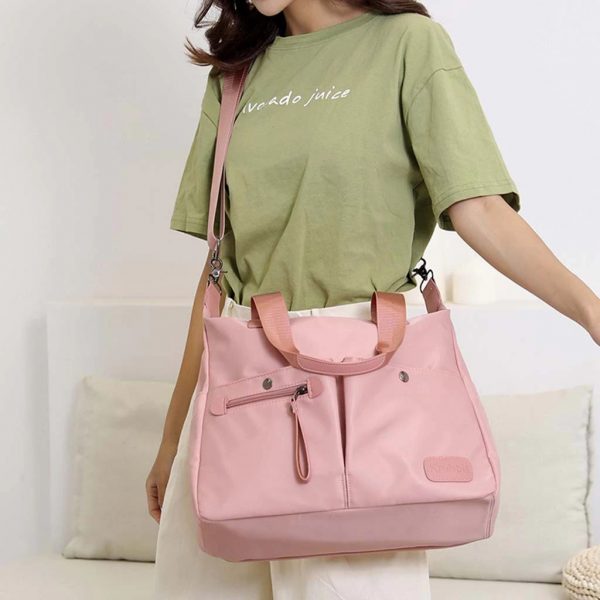 Pink Handbag/Overnight Travel Bag - Image 6