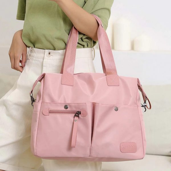 Pink Handbag/Overnight Travel Bag - Image 4
